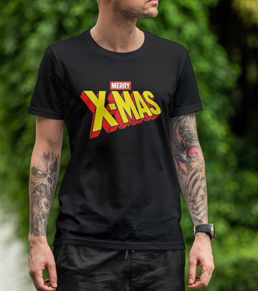 Merry X Mas Marvel Holiday T-Shirt
