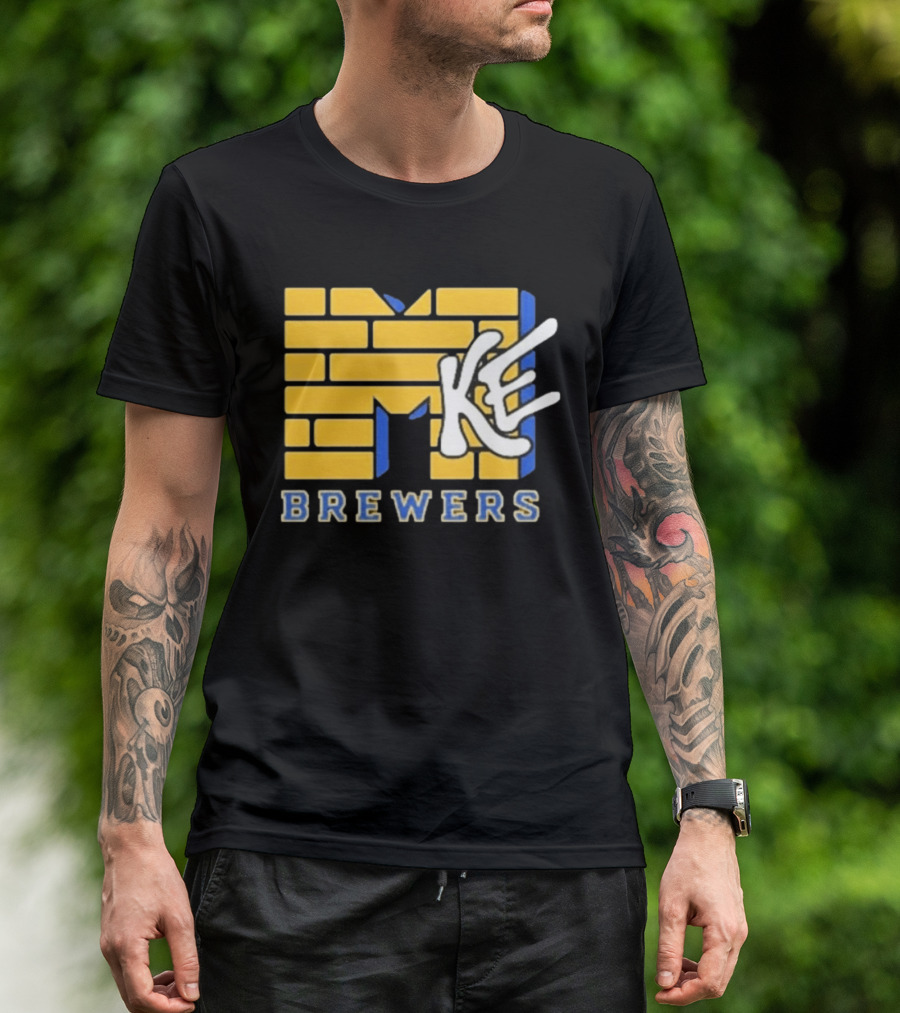 MKE Milwaukee Brewers MTV MLB Baseball T-Shirt