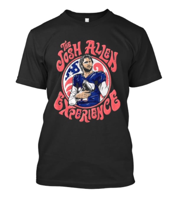 Buffalo Bills The Josh Allen Experience Football Star Circle T-Shirt