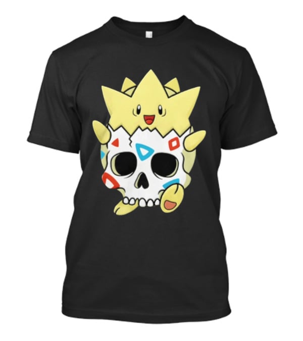 Togepi Skull Fusion Pokemon Anime Gaming Fan T-Shirt