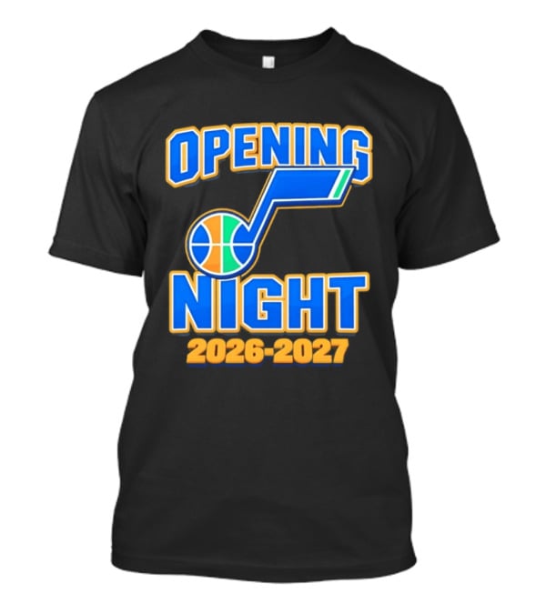 Opening Night 2026 2027 Utah Jazz Basketball Event T-Shirt