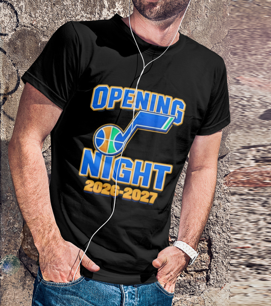 Opening Night 2026 2027 Utah Jazz Basketball Event T-Shirt