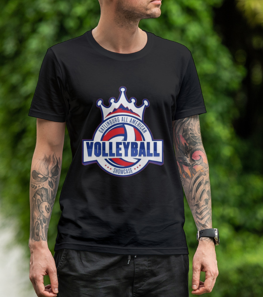 Gatlinburg All American Volleyball Showcase 2026 Crowned Mountain T-Shirt