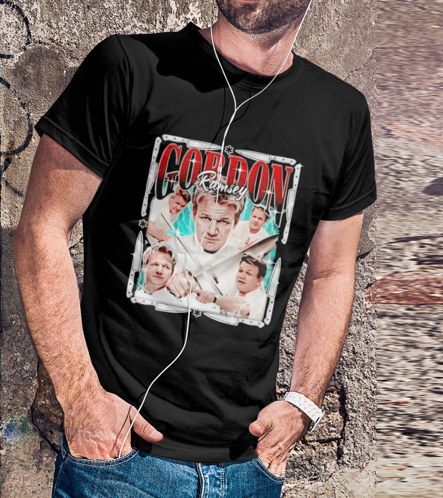 Gordon Ramsay Culinary Legend Chef Cooking Iconic Expressions T-Shirt