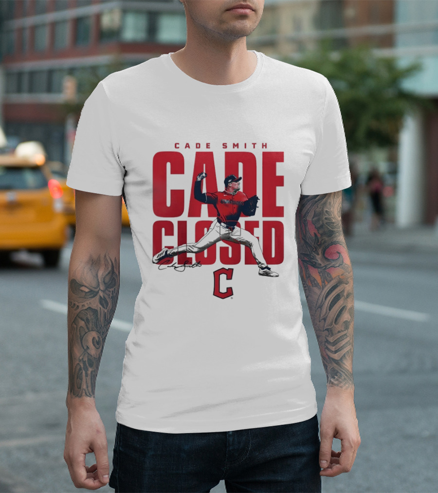Cade Smith Cleveland Guardians Cade Closed Baseball Pitcher T-Shirt