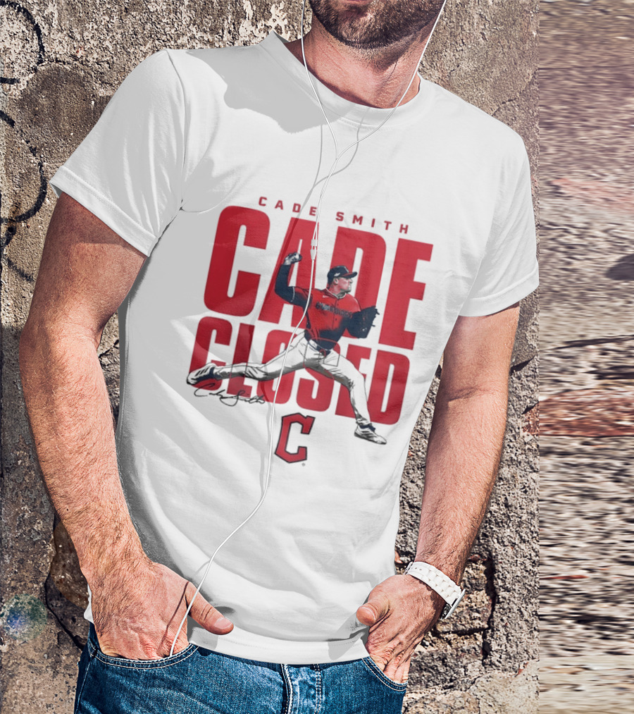 Cade Smith Cleveland Guardians Cade Closed Baseball Pitcher T-Shirt