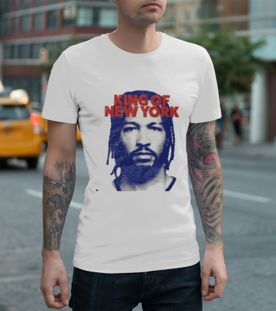 King Of New York Halftone Jalen Brunson T-Shirt