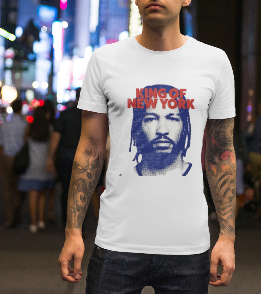 King Of New York Halftone Jalen Brunson T-Shirt