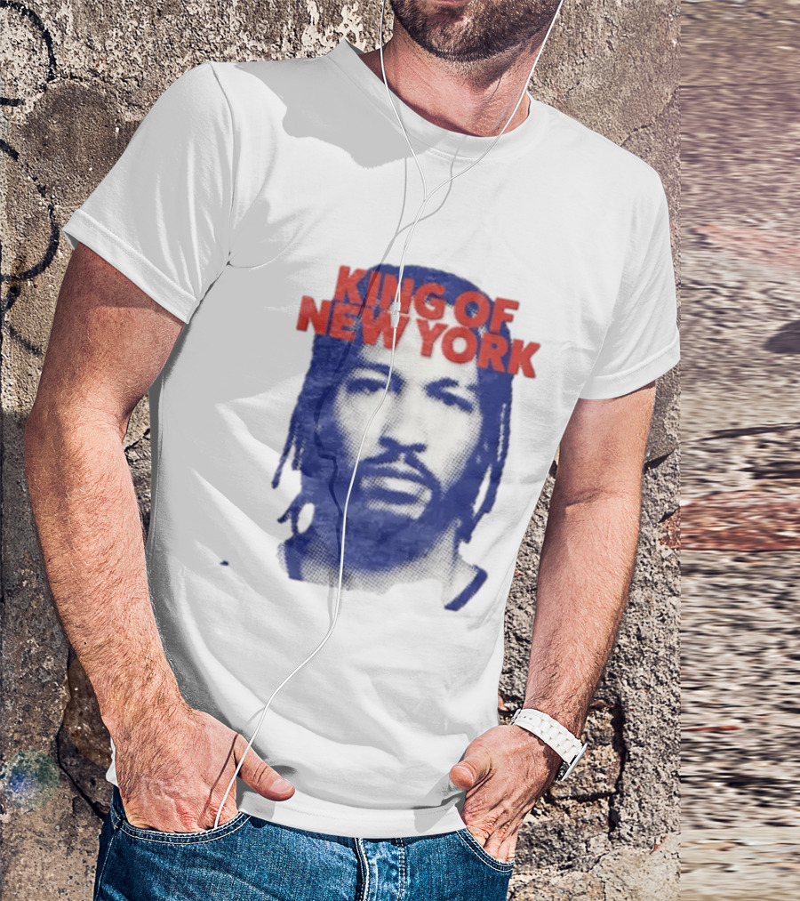 King Of New York Halftone Jalen Brunson T-Shirt