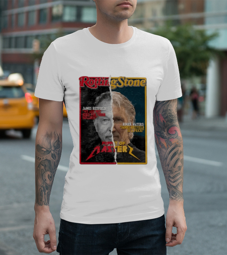 Rotting Stone James Hetfield Roger Waters Puppet Of Master T-Shirt