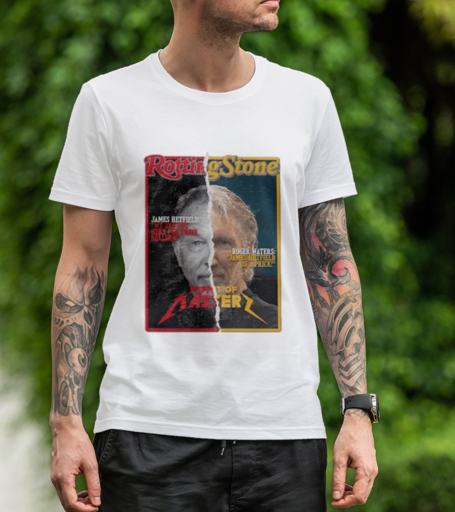Rotting Stone James Hetfield Roger Waters Puppet Of Master T-Shirt