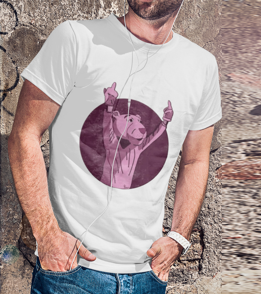 The Pink Panther Middle Finger By Lluvia T-Shirt