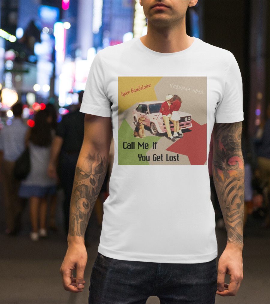 Tyler Baudelaire Call Me If You Get Lost 1(855)444-8888 T-Shirt