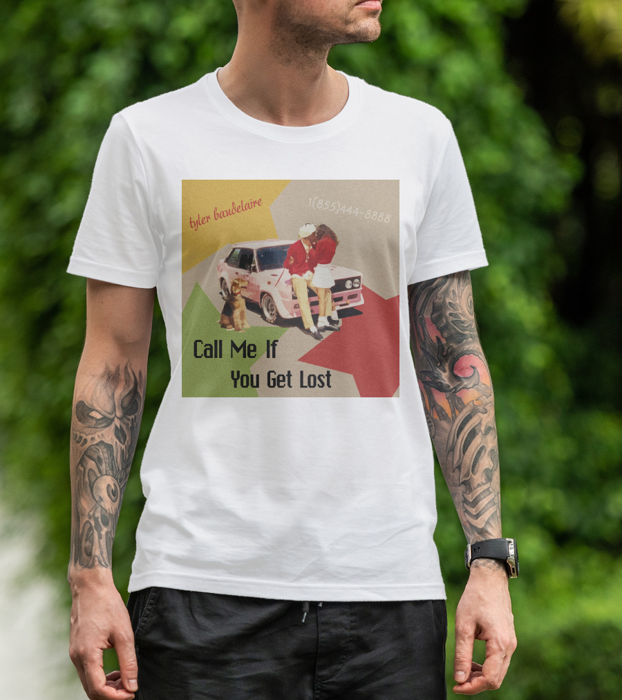 Tyler Baudelaire Call Me If You Get Lost 1(855)444-8888 T-Shirt