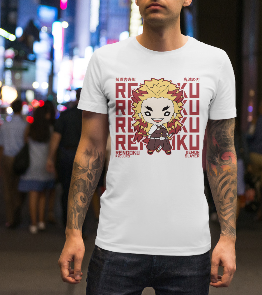 Rengoku Kyojuro Kimetsu No Yaiba Demon Slayer T-Shirt