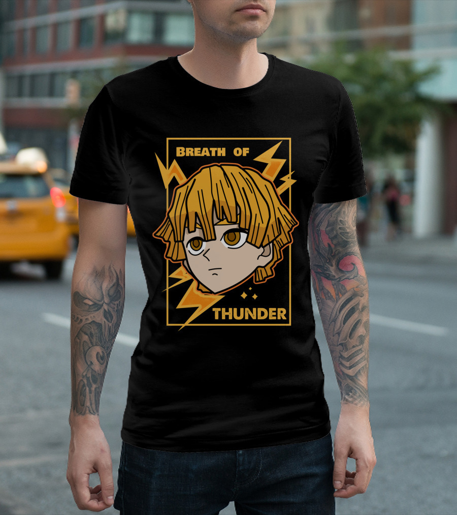 Breath Of Thunder Zenitsu Kimetsu No Yaiba Demon Slayer T-Shirt