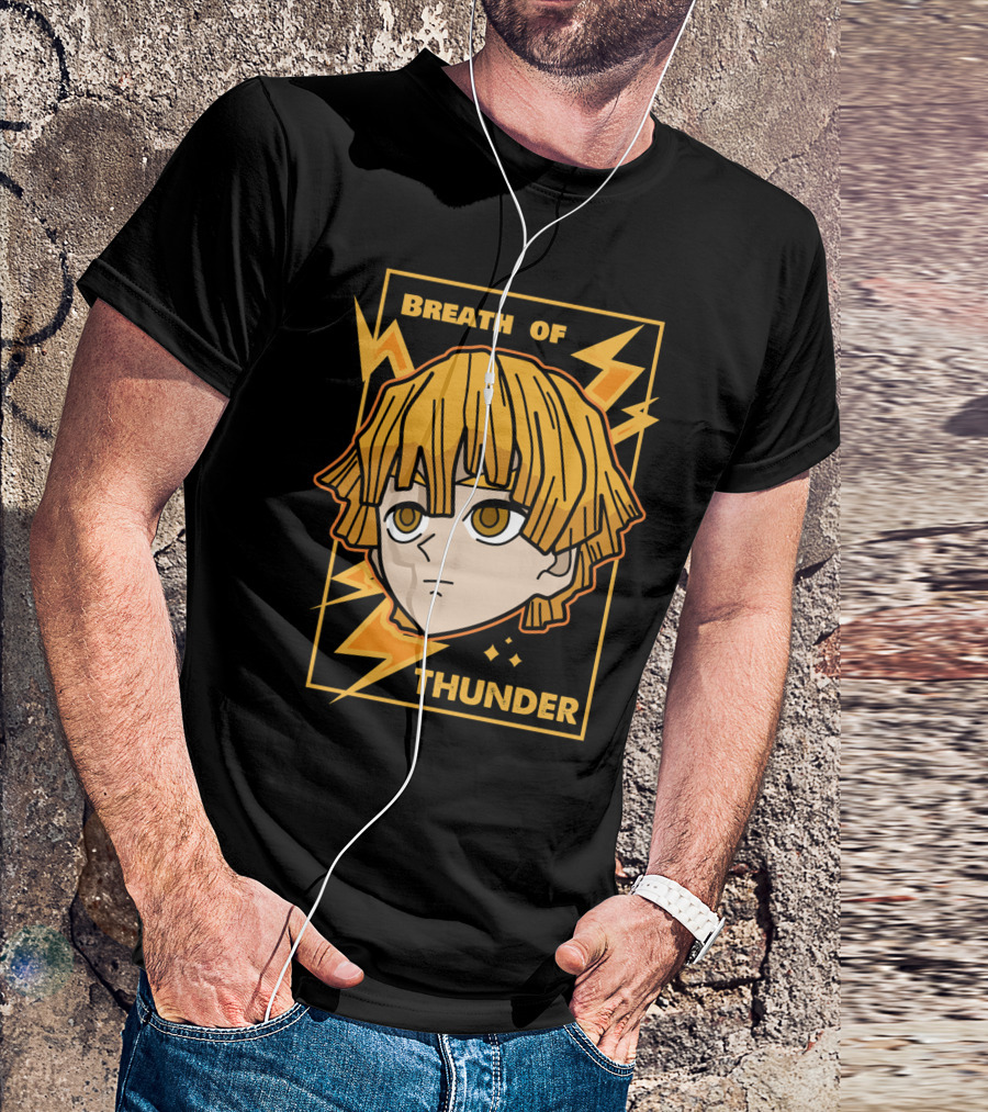 Breath Of Thunder Zenitsu Kimetsu No Yaiba Demon Slayer T-Shirt