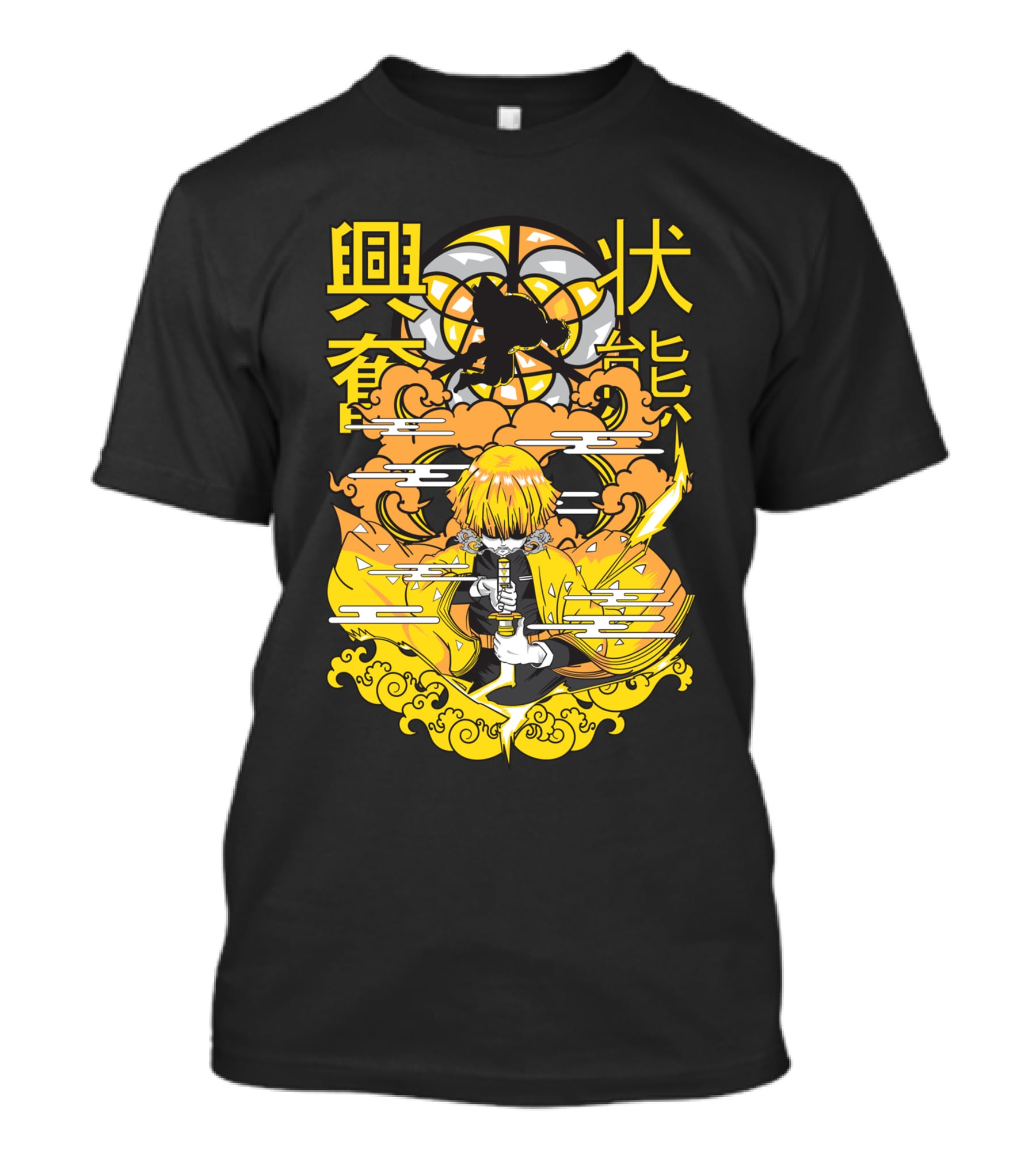 Demon Slayer Kimetsu No Yaiba Zenitsu Agatsuma Lightning Thunder Breathing T-Shirt