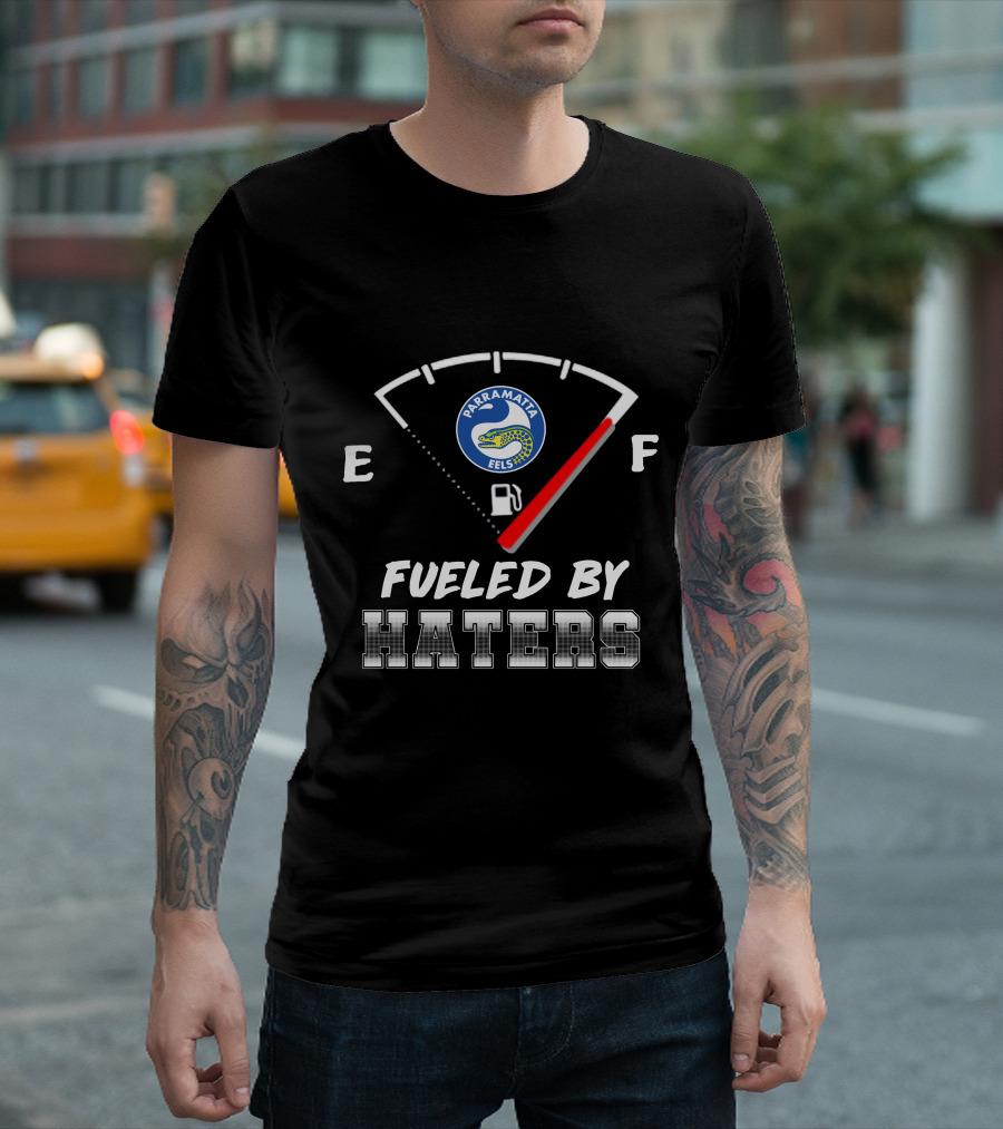 Parramatta Eels Fueled by Haters Fuel Gauge T-Shirt