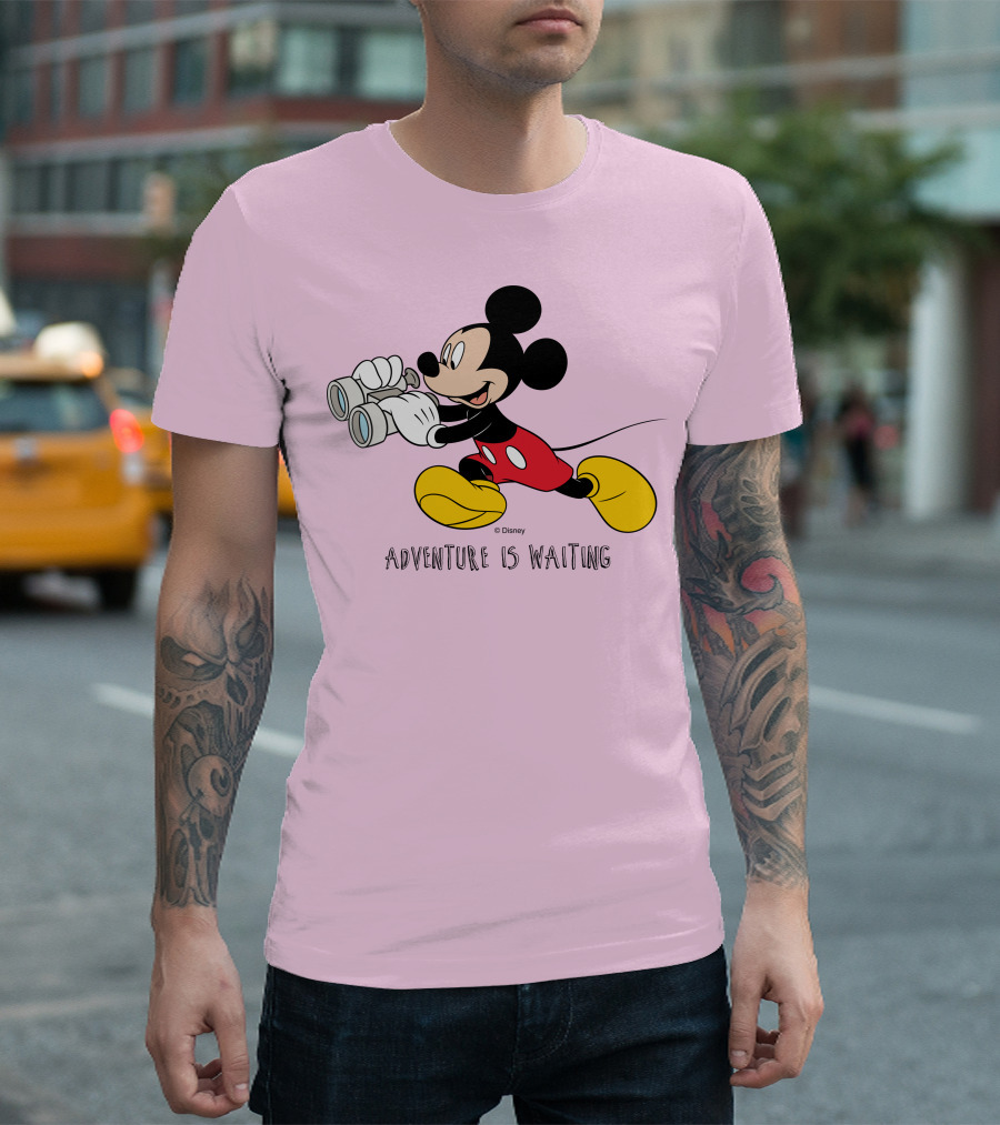 Disney Mickey Mouse Adventure Is Waiting T-Shirt