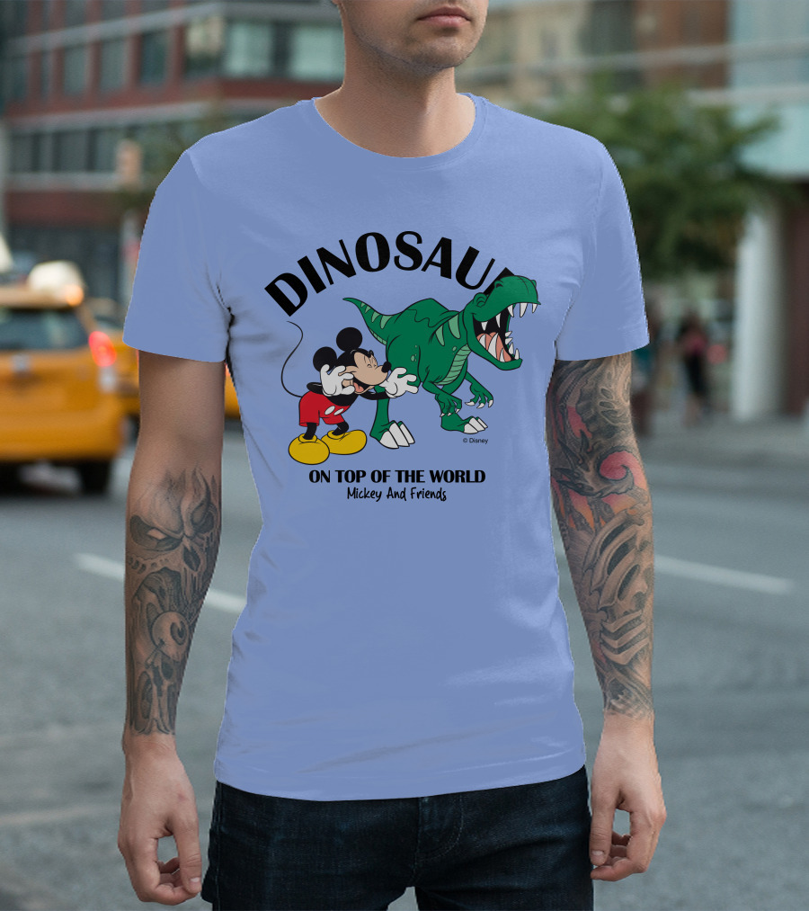 DINOSAUR On Top of the World Mickey And Friends T-Shirt