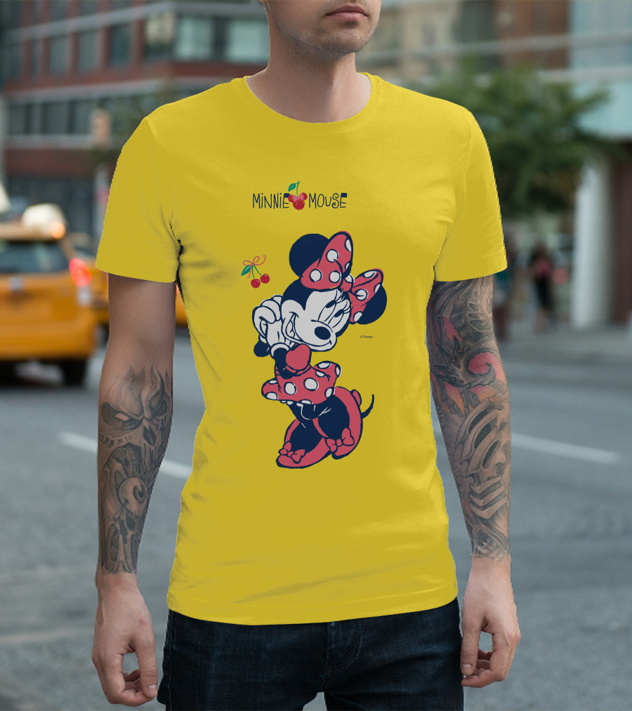 Minnie Mouse Disney Red Polka Dot Dress and Bow T-Shirt