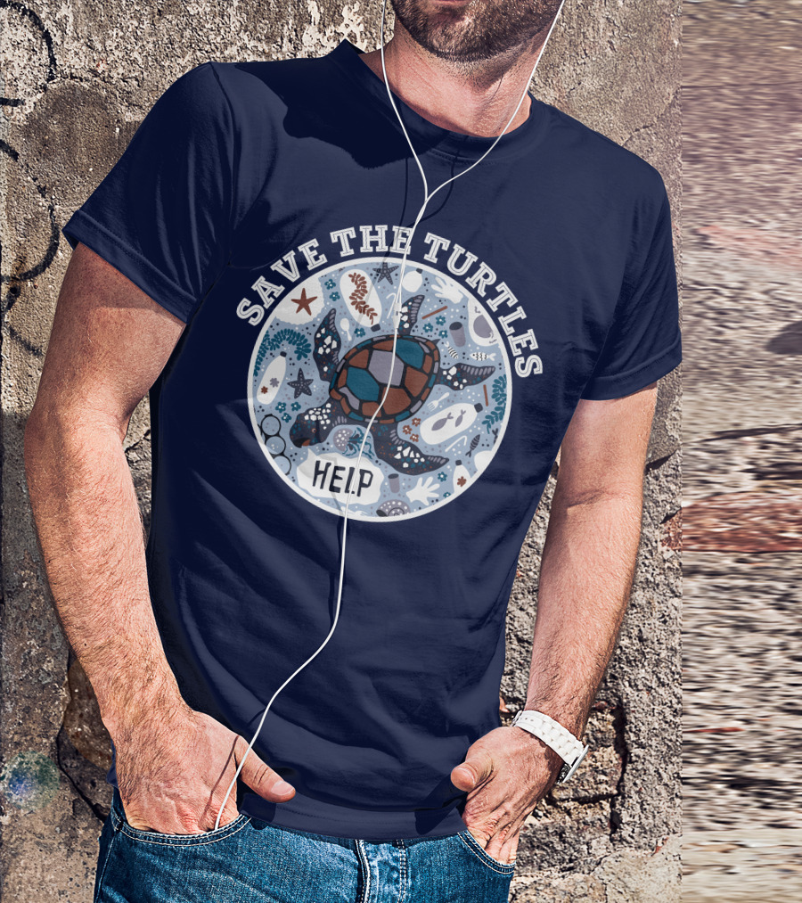 Save The Turtles Help Ocean Animal Rescue Campaign T-Shirt