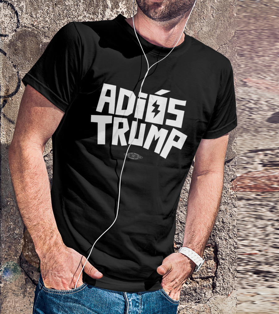 Rep Eric Swalwell Adios Trump Adiós Trump Lightning Bolt T-Shirt