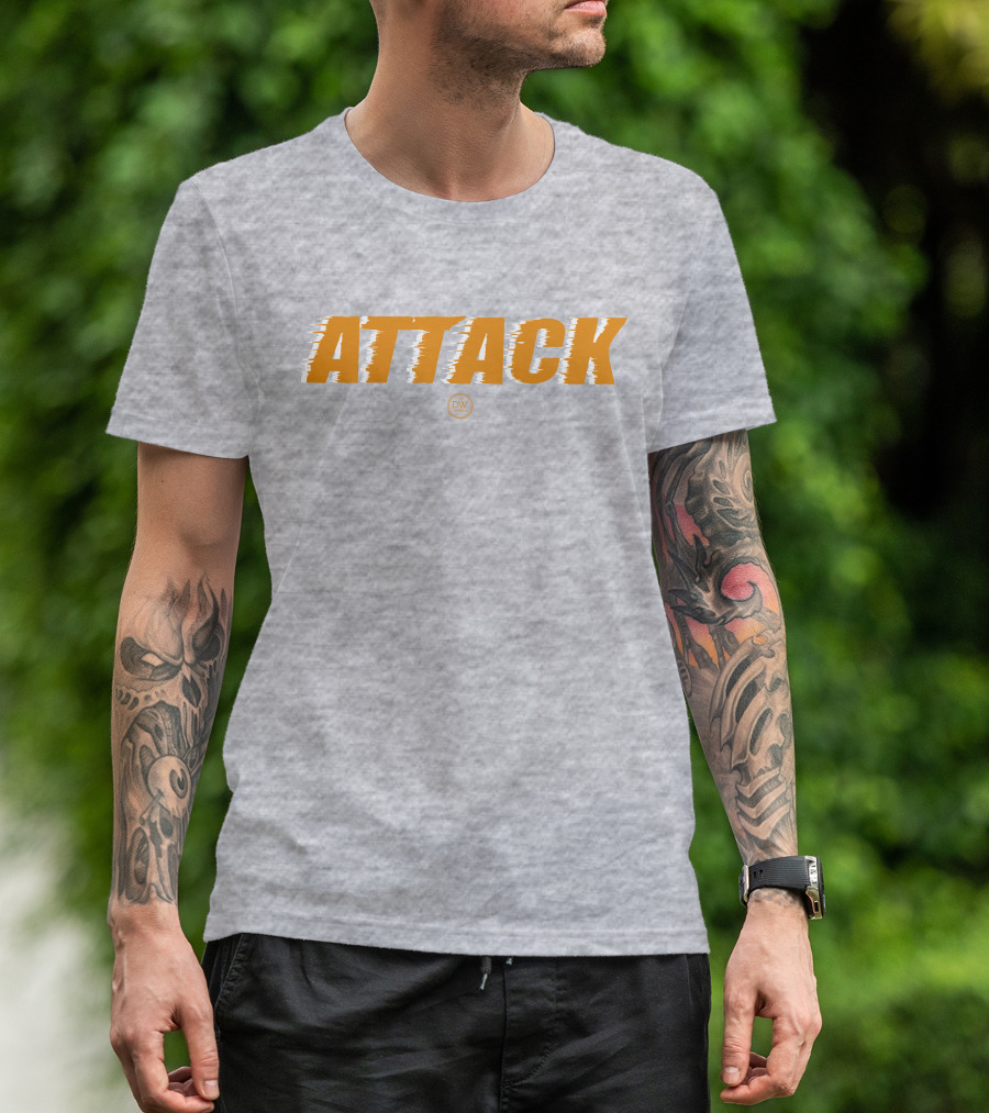 The DW Designs Attack Spyre Sports Group Johnny Majors TN T-Shirt