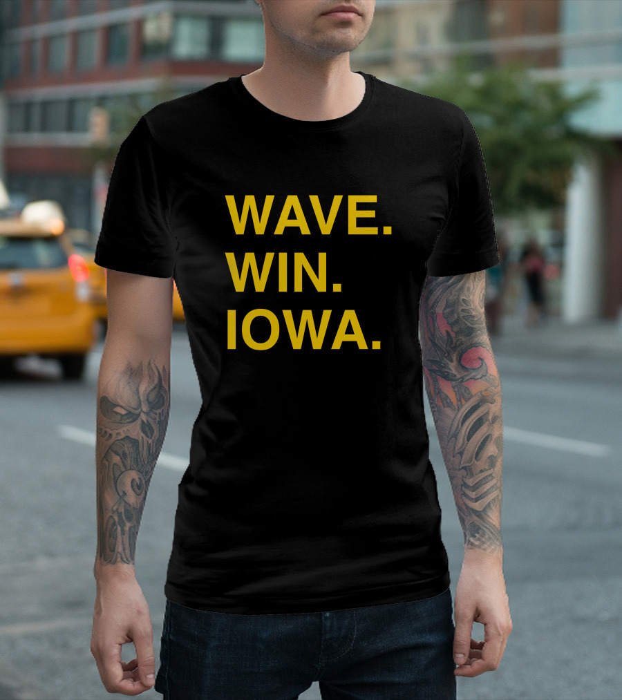 Wave Win Iowa Cody Hills UI Childrens Hawkeyes Obvious Merch T-Shirt
