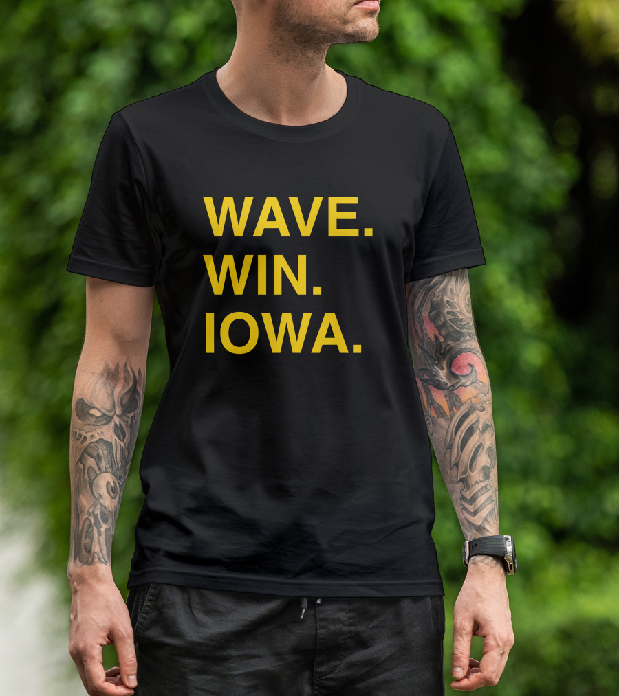 Wave Win Iowa Cody Hills UI Childrens Hawkeyes Obvious Merch T-Shirt