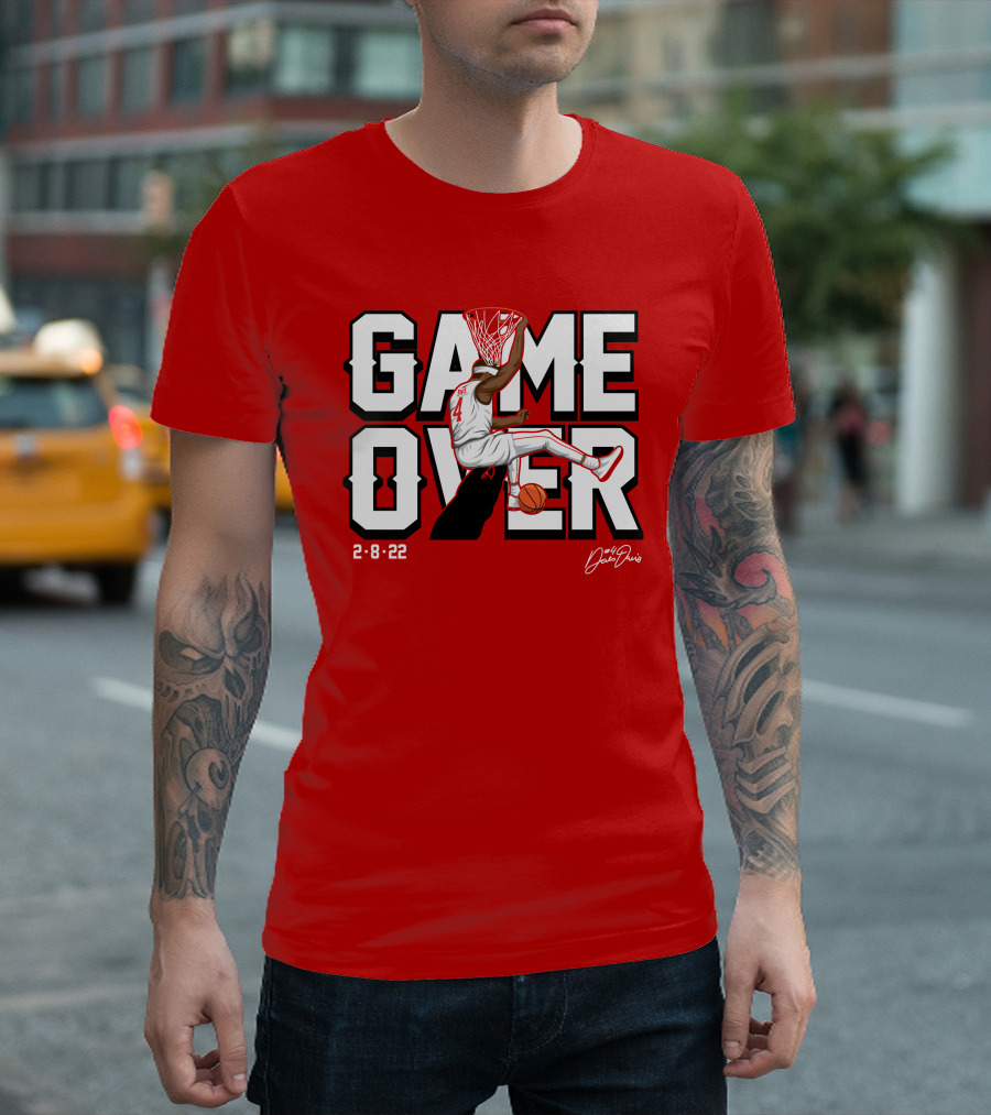 The Player Strunk Store Merch Davonte Devo Davis Game Over 2-8-22 T-Shirt
