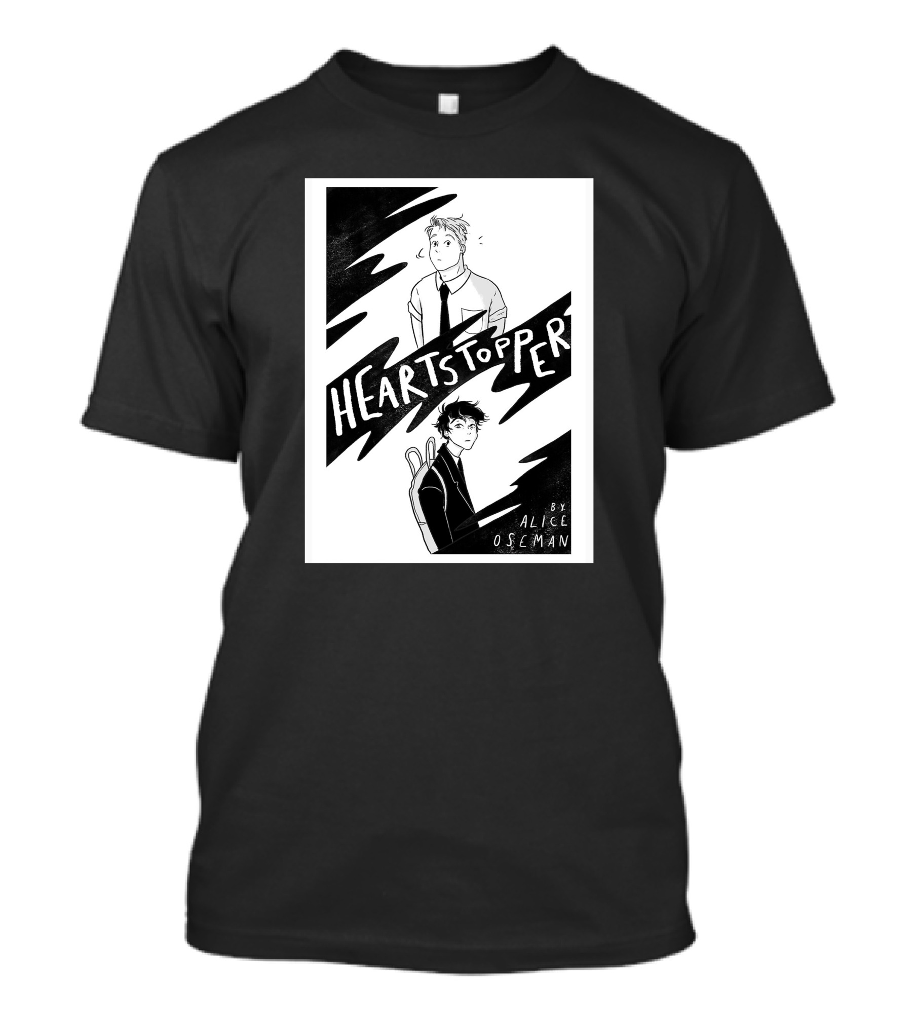 Heartstopper By Alice Oseman Solitaire Co UK Frances Janvi3r Graphic Novel Cover T-Shirt