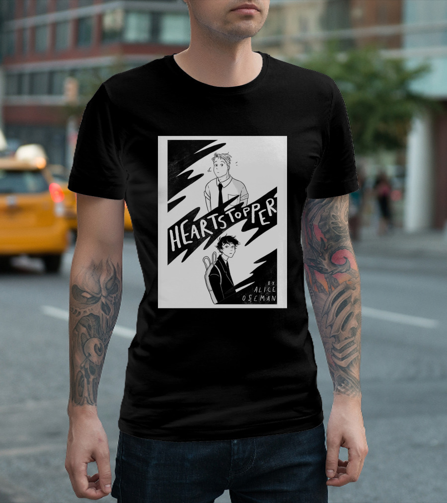 Heartstopper By Alice Oseman Solitaire Co UK Frances Janvi3r Graphic Novel Cover T-Shirt
