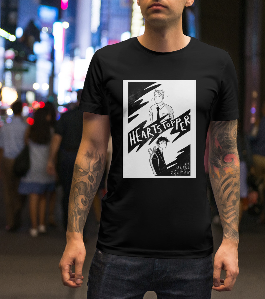 Heartstopper By Alice Oseman Solitaire Co UK Frances Janvi3r Graphic Novel Cover T-Shirt