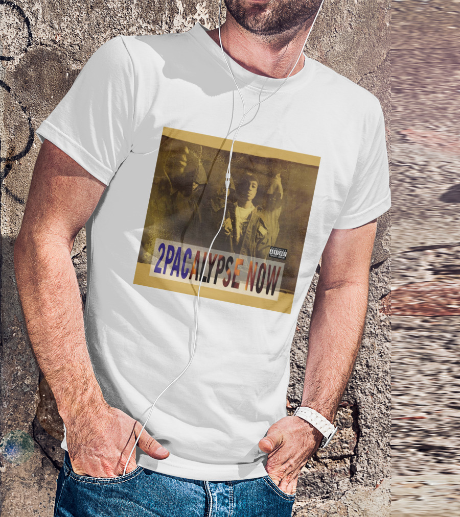 2Pacalypse Now Album Cover Homage Book Of Shady Image T-Shirt