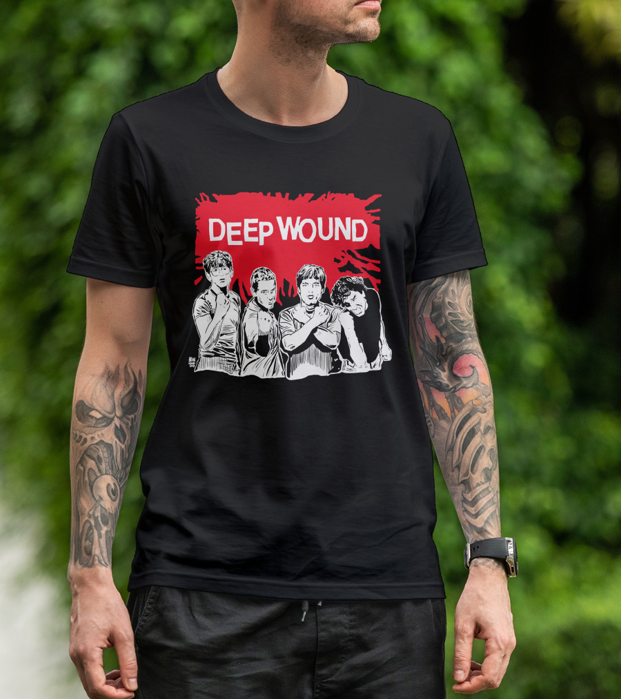 Dinosaur Jr Kfu Store Merch Deep Wound Punk Band T-Shirt