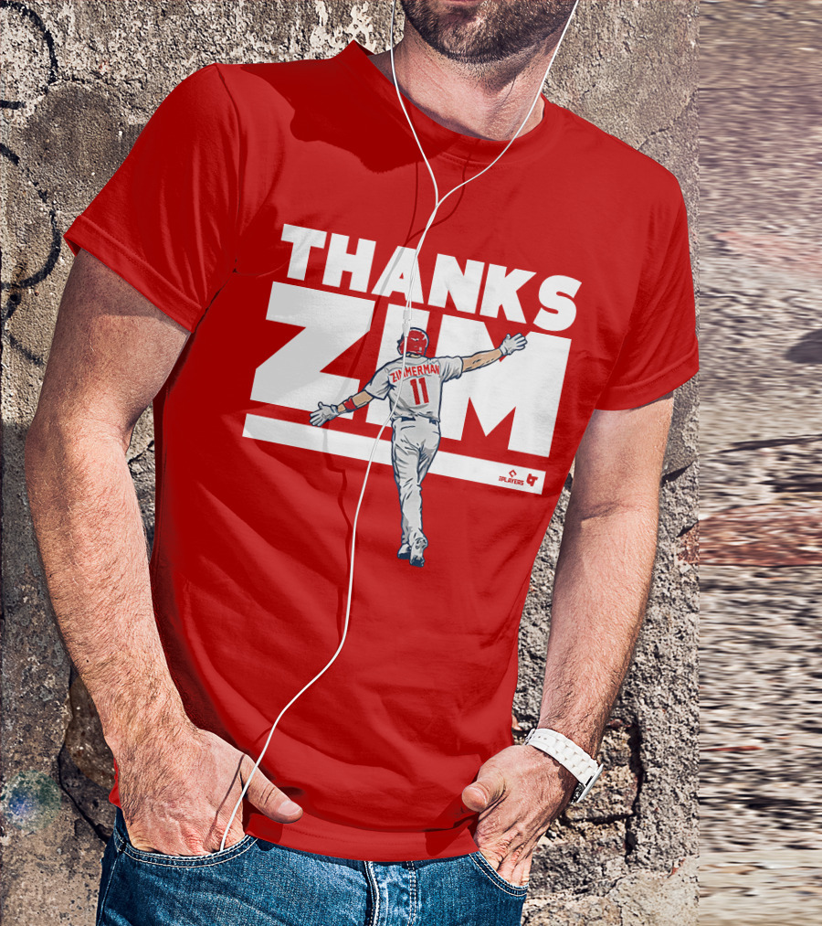 Ryan Zimmerman Thanks Zim Washington Nationals Fans Players Association T-Shirt