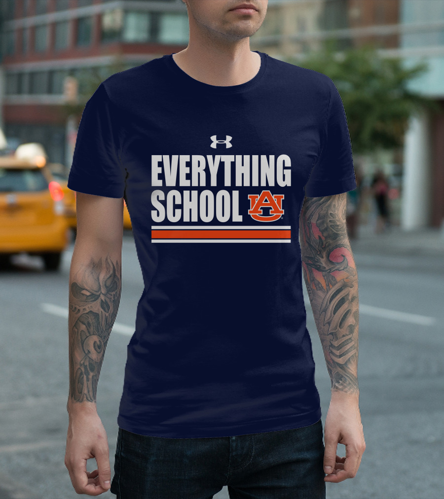 Everything School Auburn Football Under Armour Jarquez Hunter Derick Hall T-Shirt