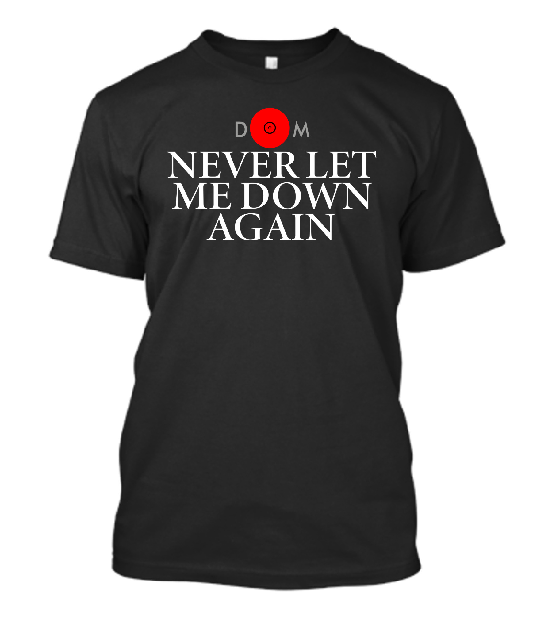 Never Let Me Down Again DM Vinyl Record T-Shirt
