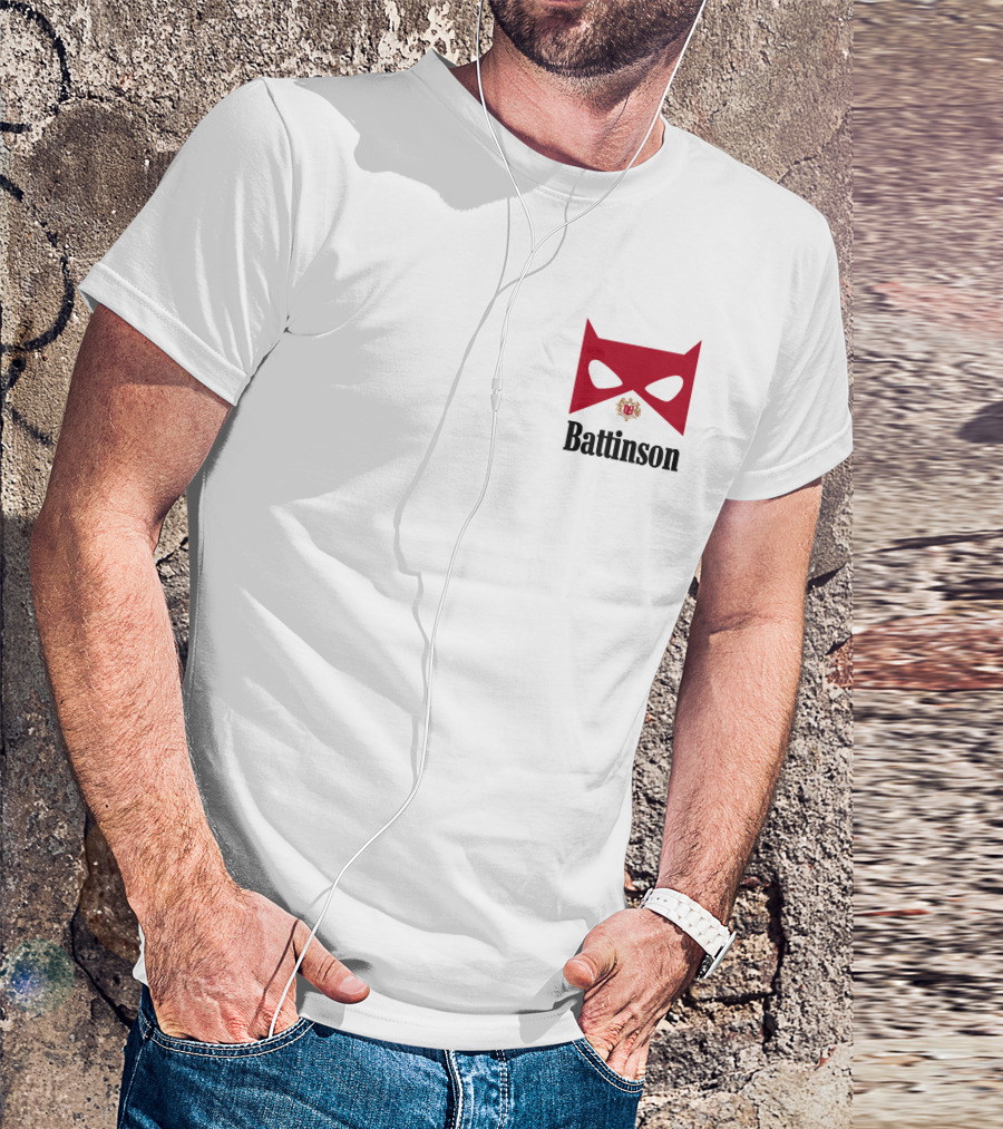 Battinson Mask Red T-Shirt