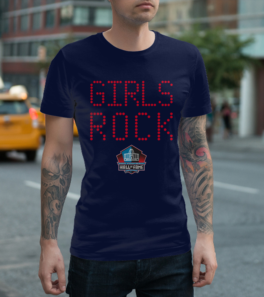 Pro Football Hall Of Fame Girls Rock Youth Merch T-Shirt