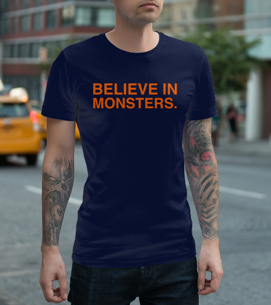 Believe In Monsters Obvious Store Merch Brenda Webber T-Shirt
