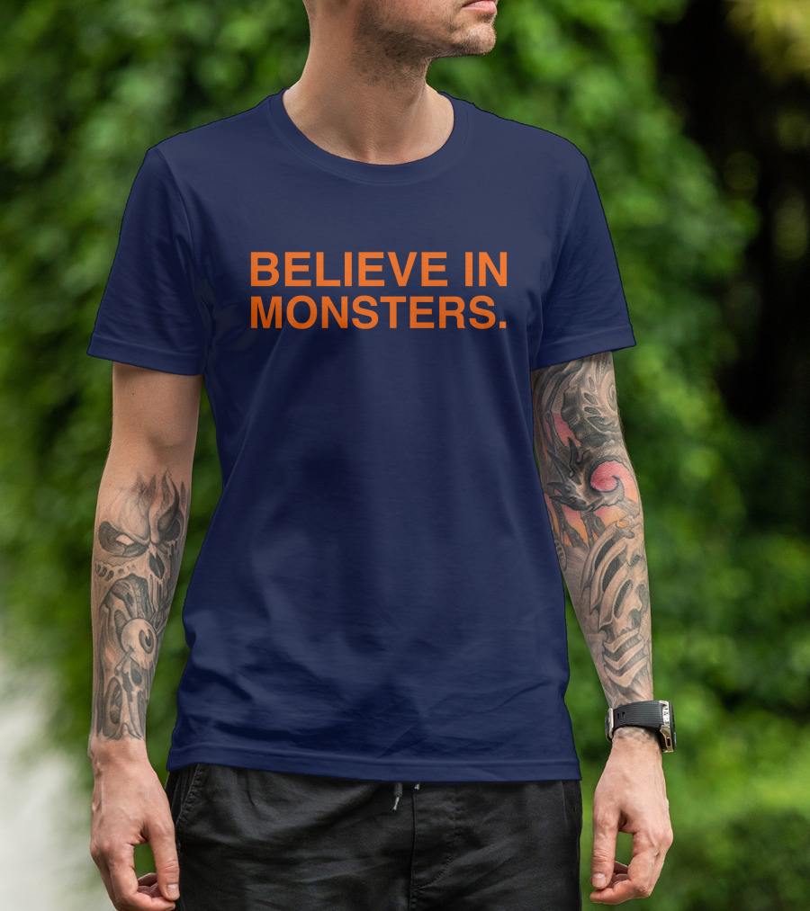 Believe In Monsters Obvious Store Merch Brenda Webber T-Shirt