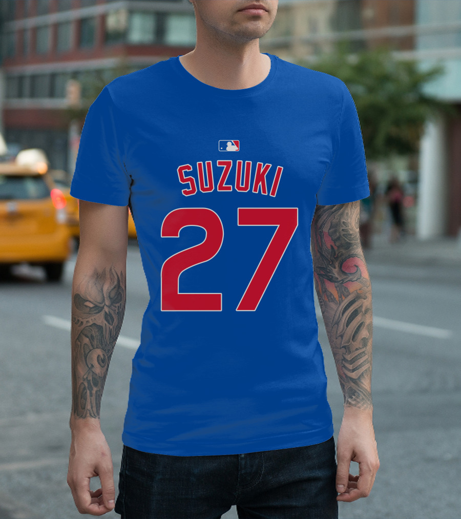 Obvious Merch Seiya Suzuki 27 MLB Jersey T-Shirt