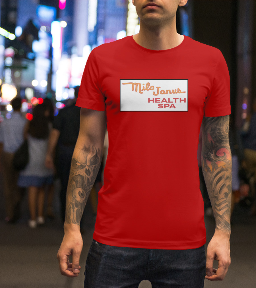 Milo Janus Health Spa Columbo Phile Classic TV Reference T-Shirt