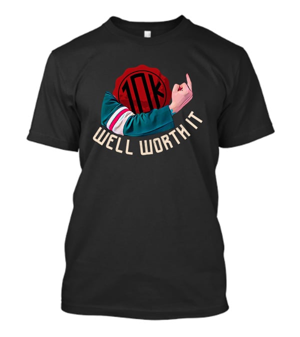 Well Worth It 10K Ryan Hartman Wild Takes Hockey Gesture T-Shirt
