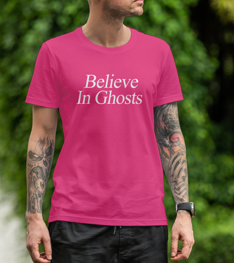 Lonely Ghost Believe In Ghosts T-Shirt