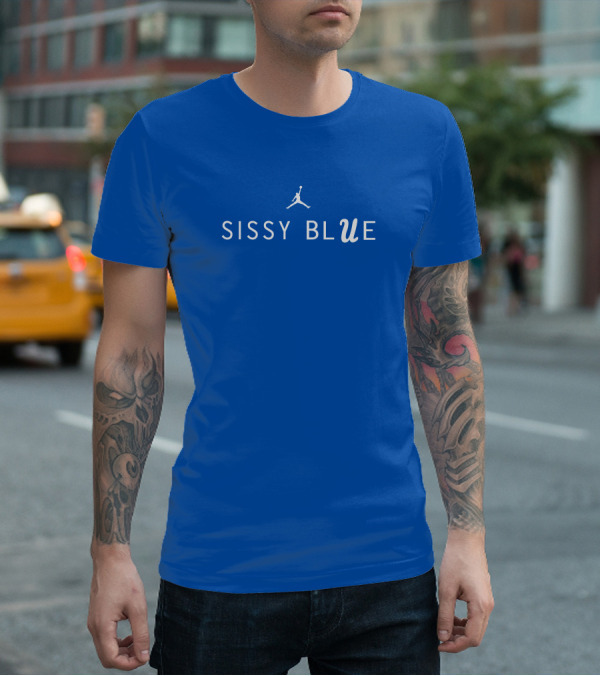 Sissy Blue UCLA Football Jumpman T-Shirt