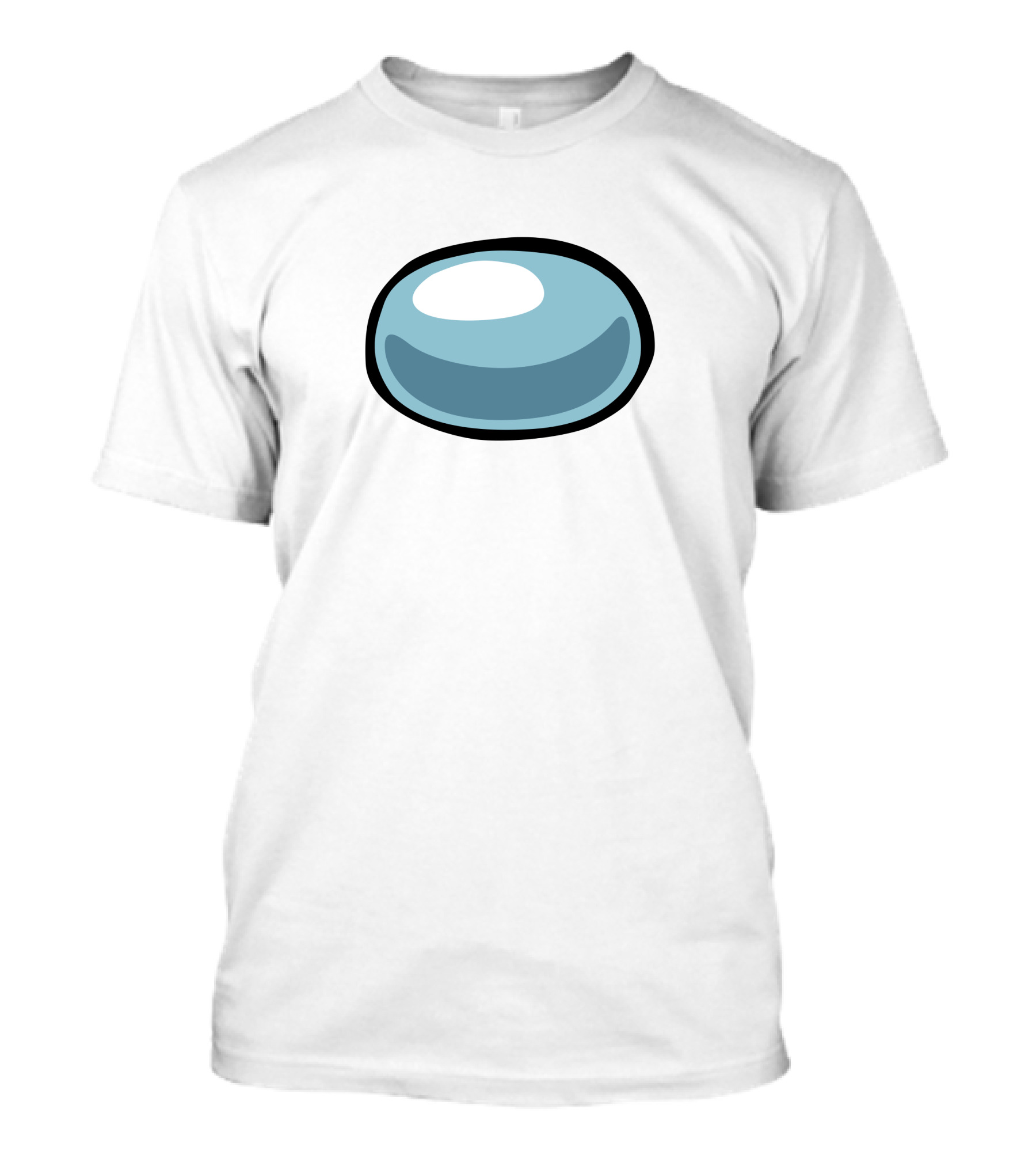 Among Us Merch Crewmate Blue Visor T-Shirt